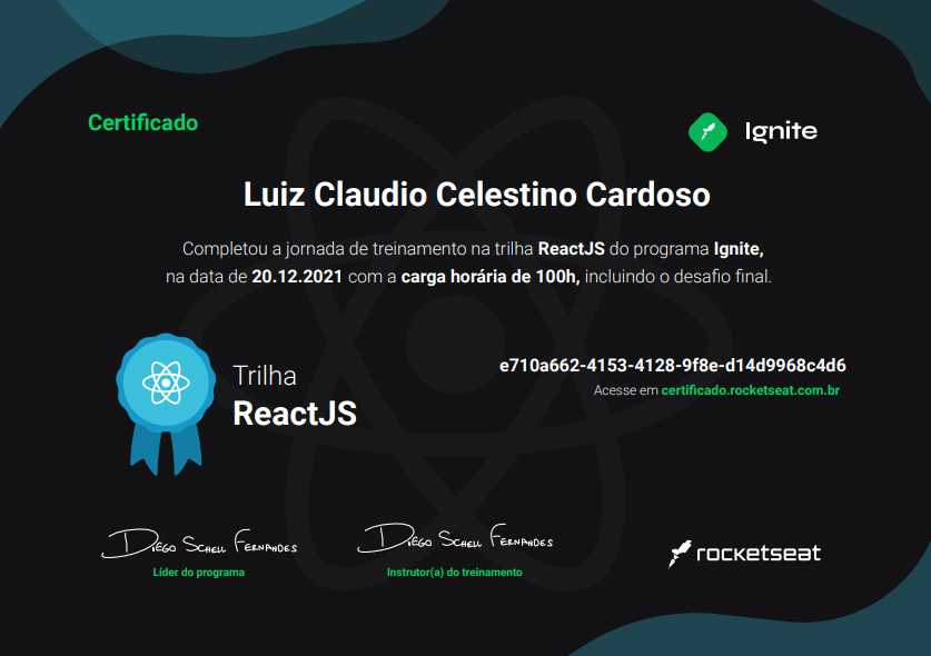 Ignite: ReactJS