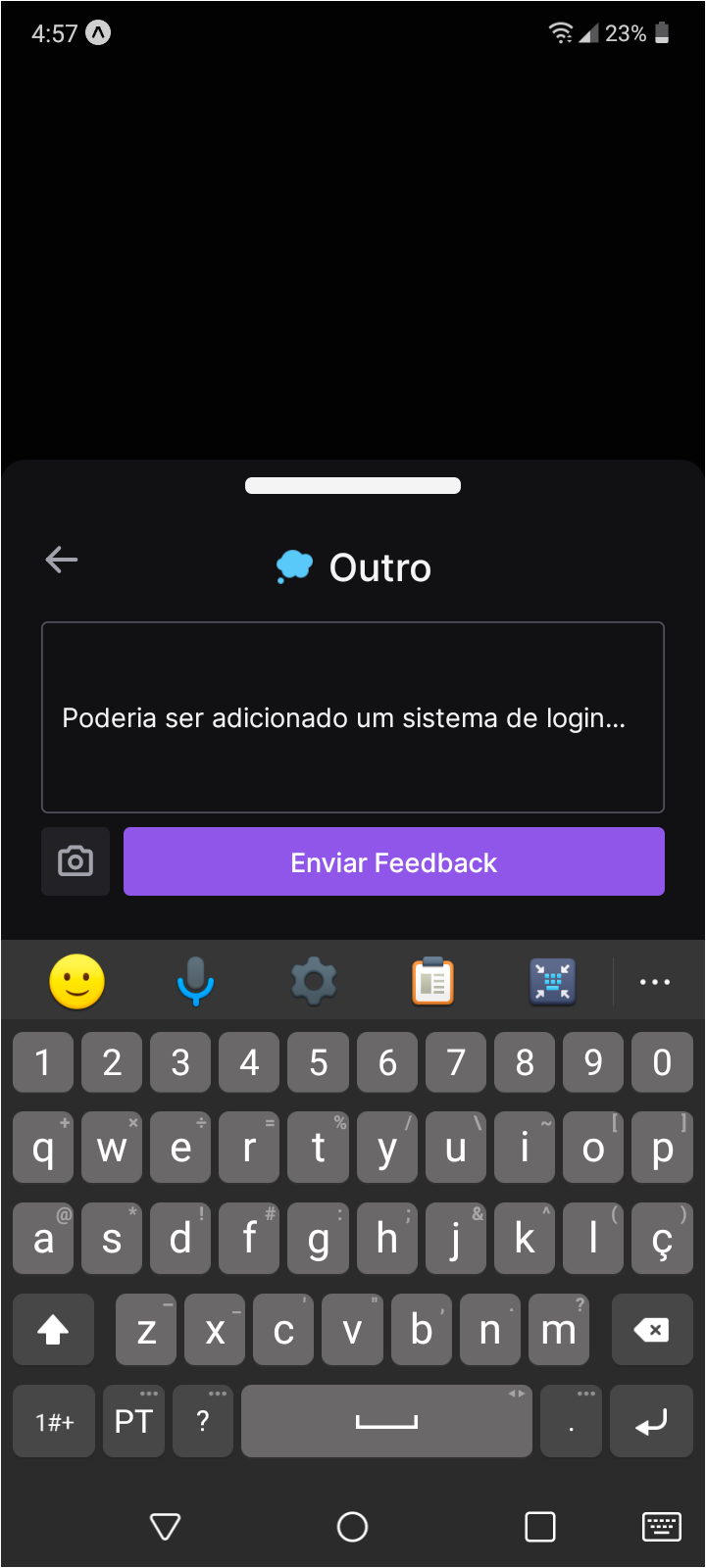 mobile writting